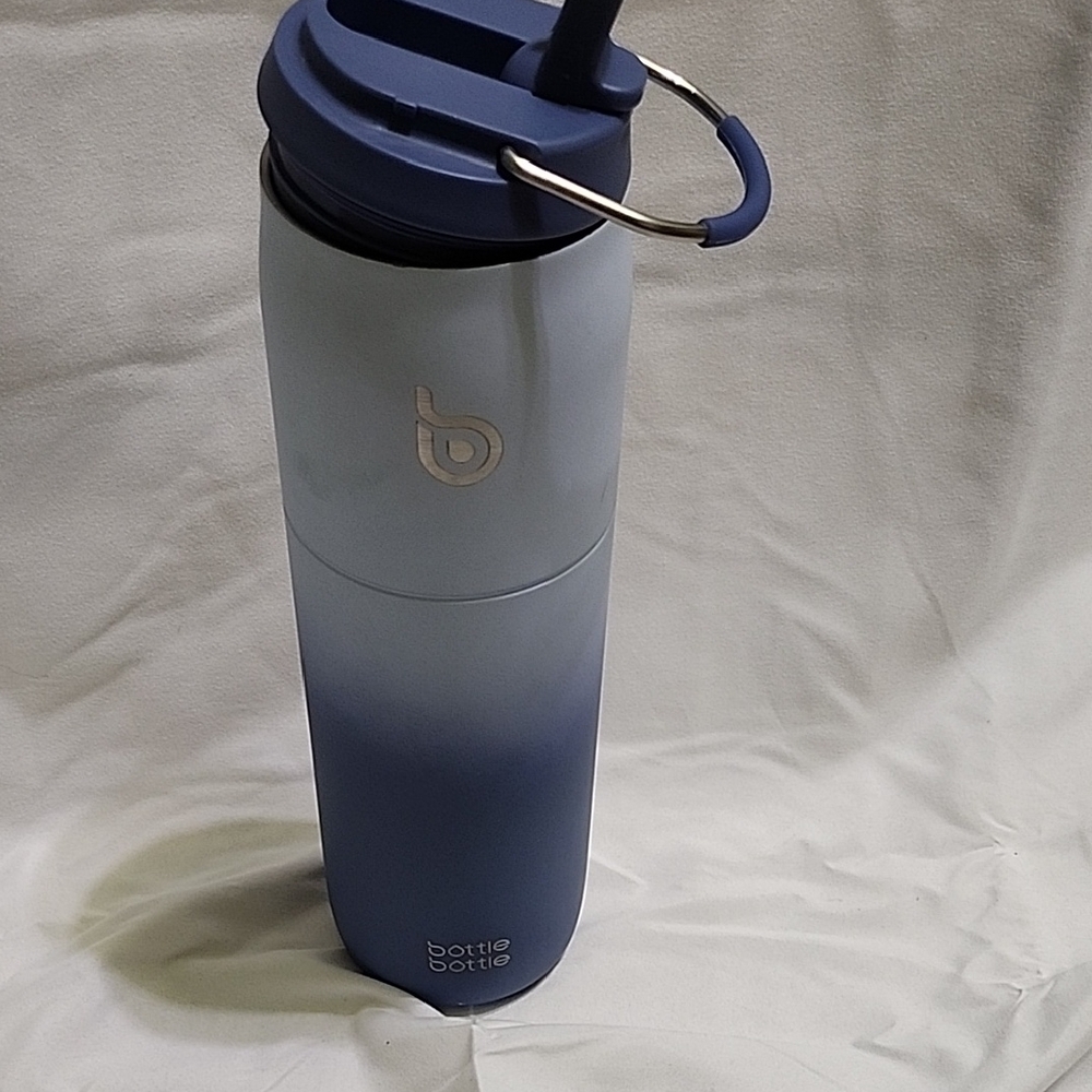 Gradient Blue Bottle with Handle